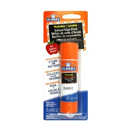 Elmer's Washable Repositionable School Glue Stick, 25G, 0.8-Ounce, 1-Pack (60626Q)