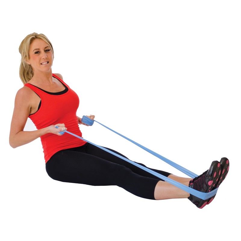 Resistance Band Kit (5 x 1.2m Bands) Use for Strength