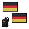 Deutschland Patch Klett Flagge