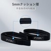 FYGL Wrist Straps for Strength Training, Black - Double Layer