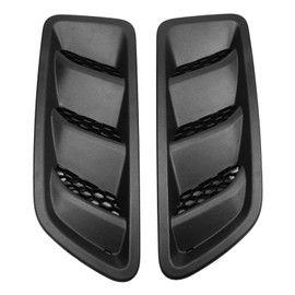 Fraylis 1Pair Driver Side and Passenger Side Hood Vent Bezel for Jeep Wrangler Gladiator 2018-2024 68293748AF 68293749AF 68293748AB