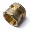 UKDD® 22mm Compression by 3/4" BSP Brass Female Iron Coupler,
