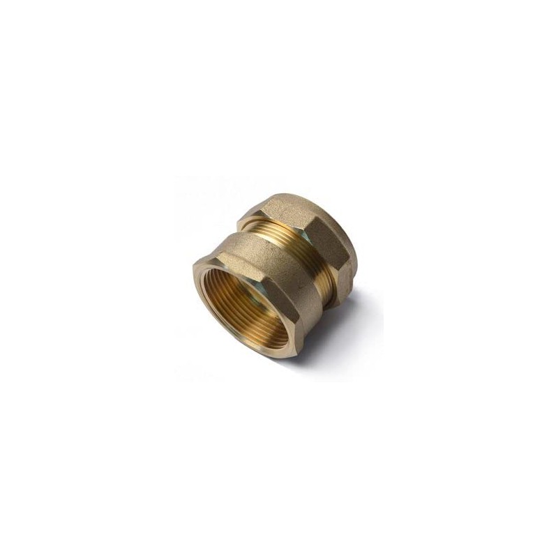 UKDD® 22mm Compression by 3/4" BSP Brass Female Iron Coupler,