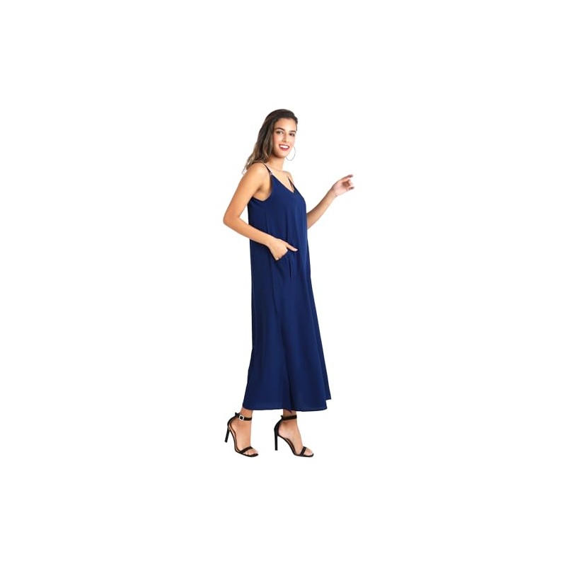 Miss Lavish London - Vestido de caftán largo con bolsillos