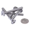 1/4"-20 x 2-1/2" Stainless Truss Head Phillips Machine Screw, (25