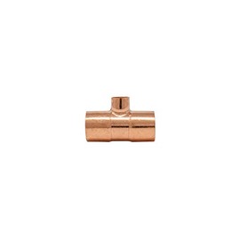 Libra Supply 1-1/2''x1-1/2''x3/4'', 1-1/4x1-1/4x3/4 inch, 1-1/4 x 1-1/4 x 3/4-inch Copper Pressure Sweat Reducing Tee CxCxC,(click in for more size options)Copper Pressure Pipe Fitting Plumbing Supply
