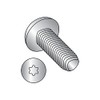18-8 Stainless Steel Thread Rolling Screw for Metal, Passivated Finish, Pan Head, Star Drive, #10-32 Thread Size, 1/2" Length (Pack of 25)