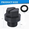 EINDER SPX1700FG Drain Plug Pool Filter for Compatible with Hayward