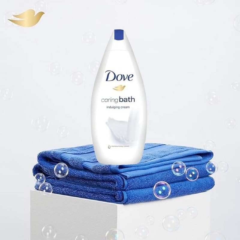 Dove Beauty Bath Body Wash, Indulging Cream 16.9 Oz/500 Ml