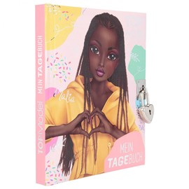 Depesche TOPModel 11619 Diary with Lock, 192 Lined and Illustrated Pages for Entries and Secrets, Approx. 15.5 x 18.5 x 3 cm