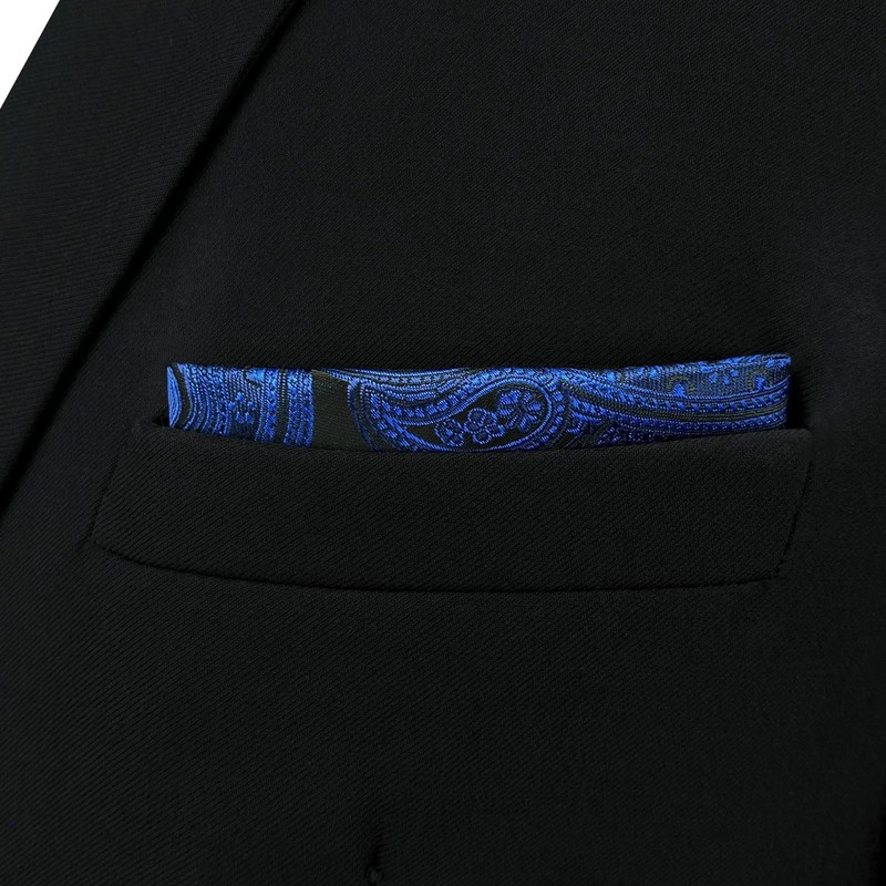 [S&W SHLAX&WING] Paisley Pocket Square Men's Suit XL Large for