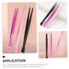 Healeved 3pcs Scrapbooking Tools Nail Tweezers Pressing Head for Sticker