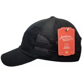 American Needle Chicago Cubs Snapback Trucker Mesh 1984 Logo Cooperstown Collection Black B1