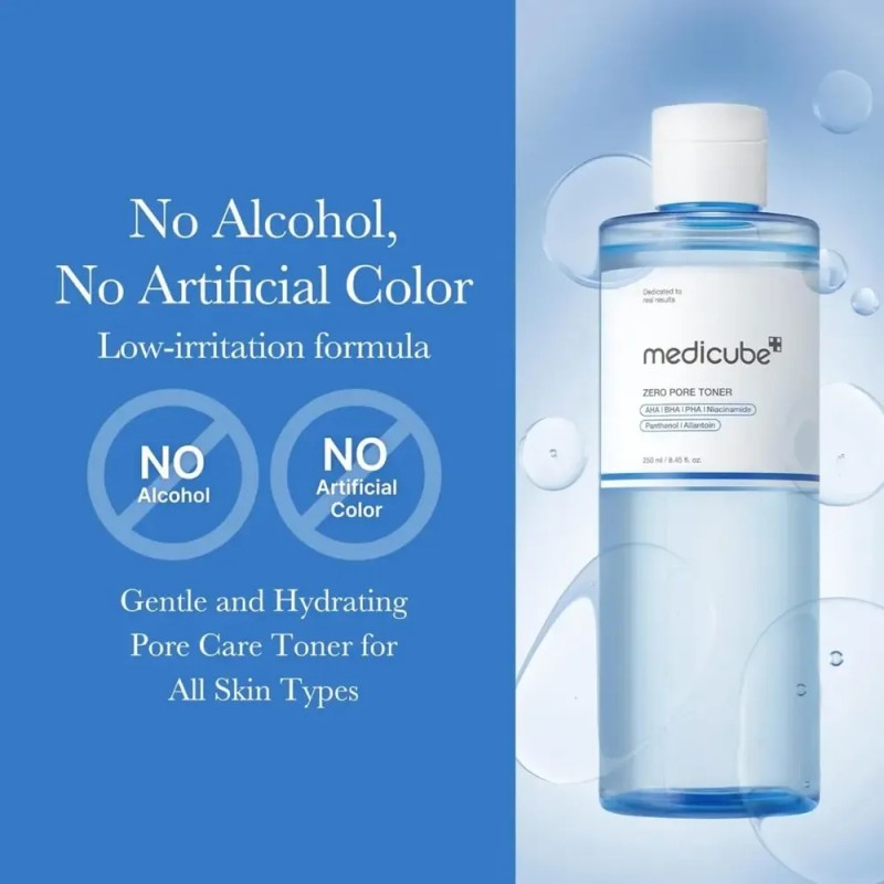 Medicube Zero Pore Toner - Tonico Facial 250 Ml Momento