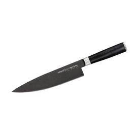 Samura MO-V Stonewash Set of 3 Kitchen Knives - Paring, Chef, Utility Knife in Elegant Gift Box