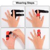 supregear Finger Splint Support, 4 Pack Adjustable Reusable Trigger Finger