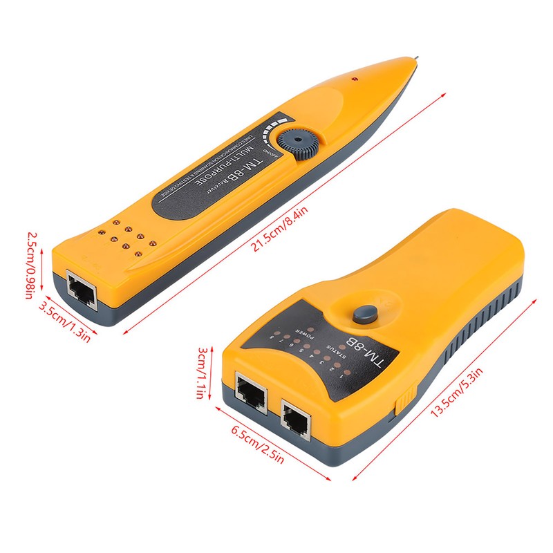 TM‑8B Multi Purpose Network Cable Tester RJ45 RJ11 Wire Telephone