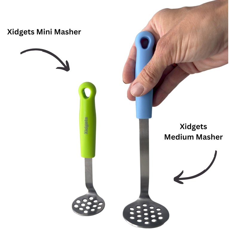 Mini & Medium Masher Box Set. Avocado & Small Potato