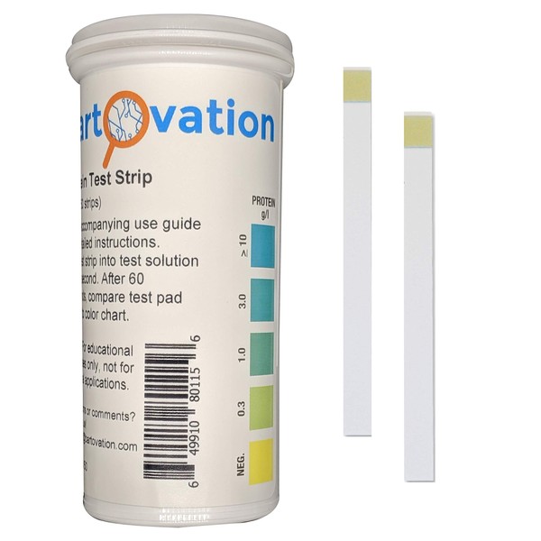 Residual Protein Food Test Strips, 0-10 g/L [Vial of 50 Strips]