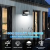Motion Sensor Outdoor Lights, Aluminum Outdoor Wall Sconce, LED Porch