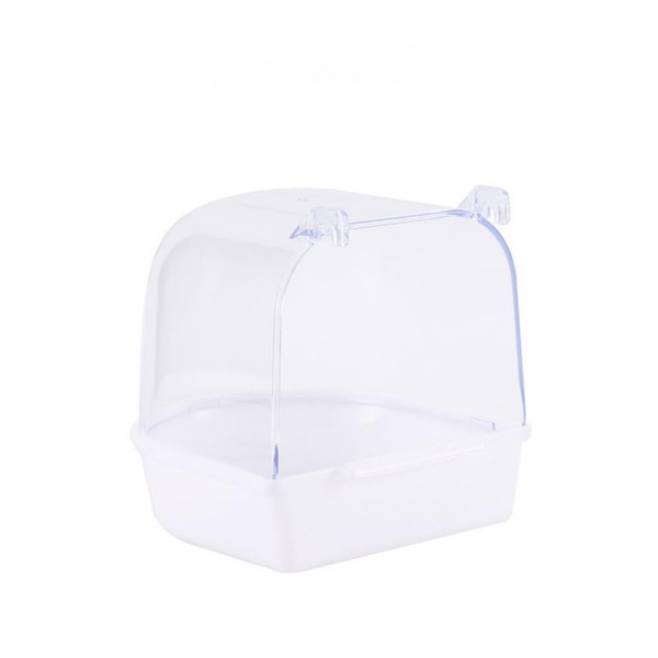 ideamall Bird Bathing Container, External Type, Easy to Install, Parakeet,