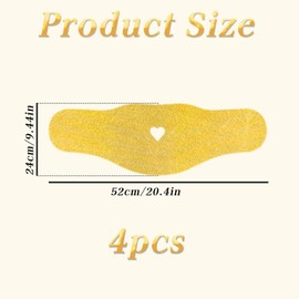 Pack of 4 Waist Tightening Patches, Anti-Wrinkle Waist Plasters, Body Care Plasters, Body Shaping Plasters for Women, Waist Tightening and Tummy Tightening Patches