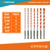 Cortool Masonry Drill Bits Set for Tile, Brick, Cement, Concrete,