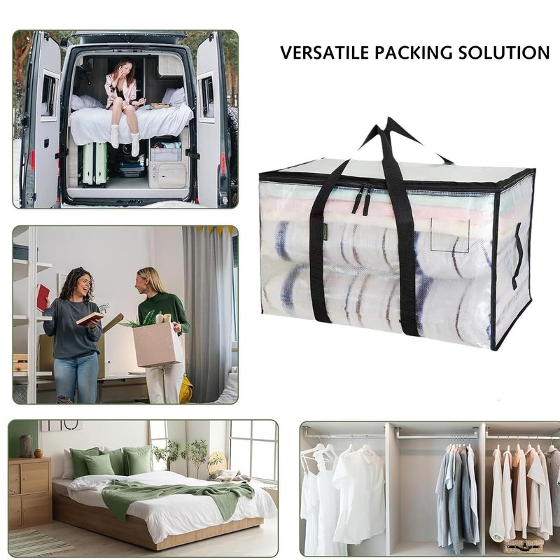 Extra Large Clothes Storage Bag, Heavy-Duty Storage Bag Organizer with