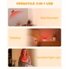 670nm Red Light Therapy Lamp for Sleep, LED Wall Sconce