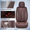 Coverado Car Seat Cover Front Seats, Brown Seat Covers Front