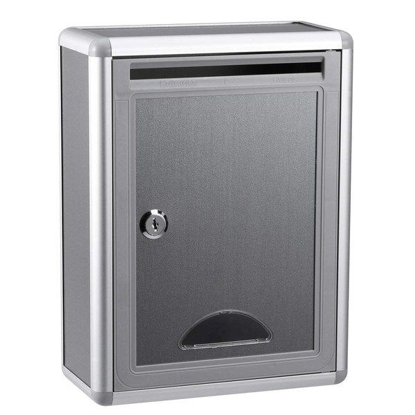 NUOBESTY Letter Box Suggestion Box Lockable Box Internal Letter Box