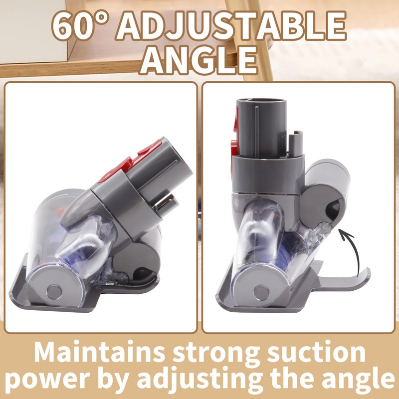 Mini Motorized Tool Brush Head Replacement Compatible with Dyson V15