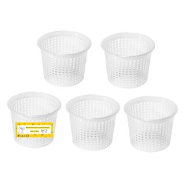 AlcoFermBrew 5 x Cheese Moulds 7.2 x 5.4 cm - 150 g - Cheese Moulds | Basket | Cheese Making | Lab