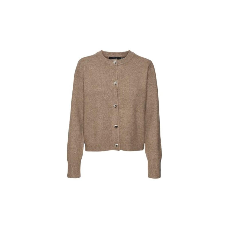 VERO MODA Female Cardigan VMFIONA Cardigan, Moon Rock, S