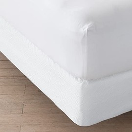 Lands' End Matelasse Box Spring Cover White Queen