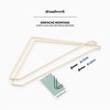 draadwerk® Shelf Brackets, Set of 2 Shelf Brackets, Wire, for