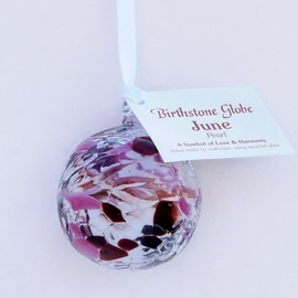 June Birthstone - Pearl - Friendship Globe - Small
