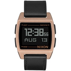 Nixon Unisex Digital Watch with Leather Strap A1181-872-00