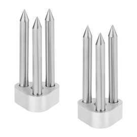 2pcs Apple Peeler Fork Replacement, Apple Peeler Accessories Stainless Steel Apple Peeler Slicer Corer Replacement Fork Replacement for Apple Corer and Peeler Kitchen