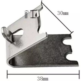 Generic 403-168A SHELF CLIP, ZINC PLATED 4 units Replacement for Beverage Air Genuine