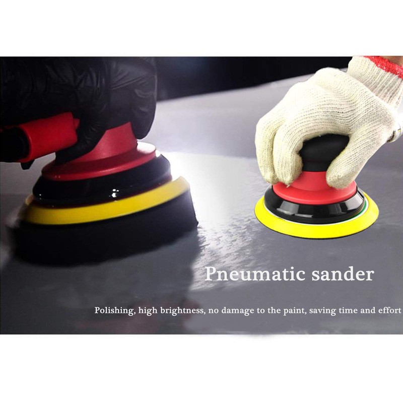 Professional Air Random Orbital Palm Sander, Heavy Duty Dual Action