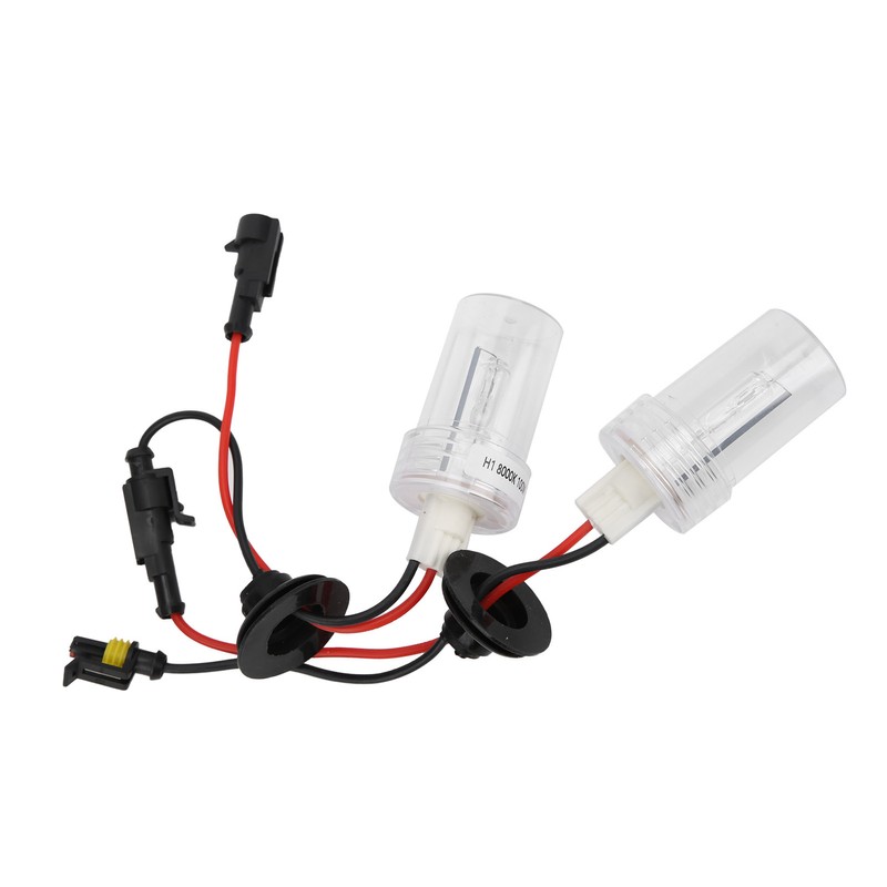 2Pcs Headlight Xenon Bulbs HID Lamp Replacement 100W 8000K H1
