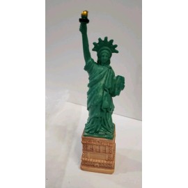 Statue Of Liberty 6" Ceramic Green/ Tan New
