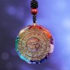 Dije Collar Orgonita Om Aum Omega 7 Chakras Protección Espiritual