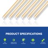 Monios-L Led Grow Lights for Indoor Plants Full Spectrum,T8 2FT