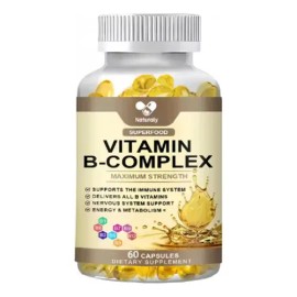 Vitamina Complejo B, Maxima Potencia 60 Cap                                                                                                           
