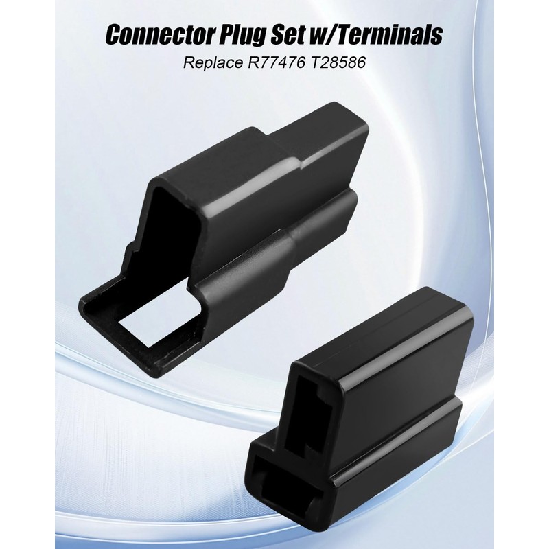 R77476 T28586 Male & Female Connector Plug Set w/Terminals, Switch