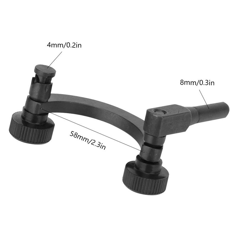 Digital Dial Indicator Holder, 8mm Half Round Combination Test Dial