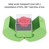 Rose Jewelry Box Apple Rose Shape Acrylic Jewelry Gift Box