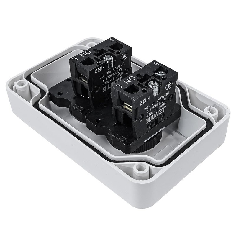 VOANZO Self-Resetting Push Button Switch,Waterproof Up And Down Mark Switch,Box